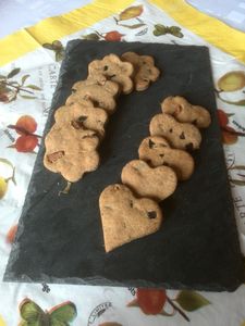 sablés apéritifs au citron et olives
