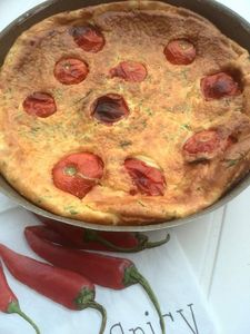 clafoutis tomate et ricotta