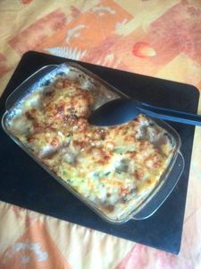 hachis parmentier de courgettes