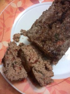 pain de viande aux tomates