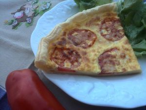 quiches à la tomate