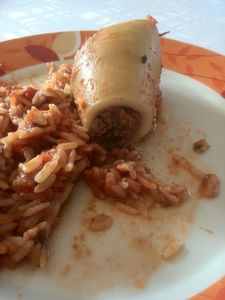 encornets farcis à la viande
