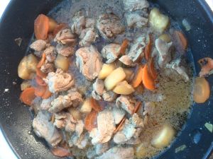 sauté de canard aux légumes