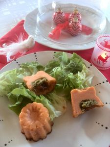 moelleux tomate au coeur de pesto