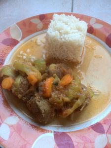 cari de dinde et légumes au massalé au thermomix