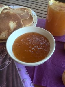 confiture de reine claude et abricots