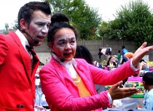 Spectacle de clowns contre le gaspillage au parc du Sausset d’Aulnay-sous-Bois