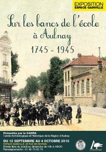 Exposition du C.A.H.R.A : sur les bancs de l’école à Aulnay-sous-Bois !