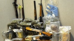 Des armes et 6 kg de cannabis saisis dans la cité Rougemont à Sevran
