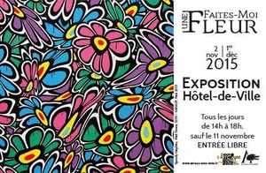 Exposition Faites-moi une fleur à la mairie d’Aulnay-sous-Bois jusqu’au 1er décembre 2015