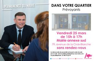 Permanence du maire d’Aulnay-sous-Bois Bruno Beschizza dans le quartier Prévoyants