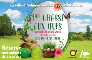 Chasse aux œufs au Parc Robert Ballanger à Aulnay-sous-Bois