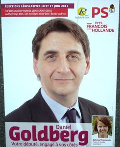Le député PS Daniel Goldberg rend compte de son action à Aulnay-sous-Bois