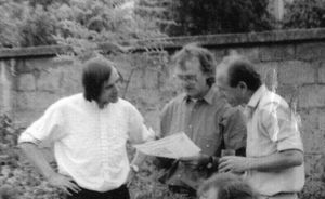 Le nouveau 1er ministre avec Raymond Cukier de Romainville et moi-même en 1990 à neuilly-Plaisance