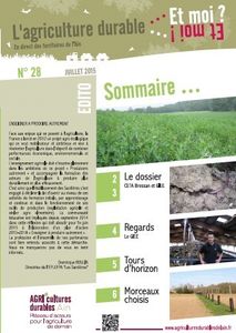 Le numéro 28 de l'Agriculture Durable, et moi? et moi ! est paru