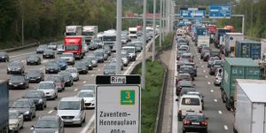 Embouteillages autour de Bruxelles et d'Anvers et sur la route vers la Côte
