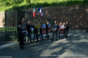 Hommage aux résistants d'hier et d'aujourd'hui.