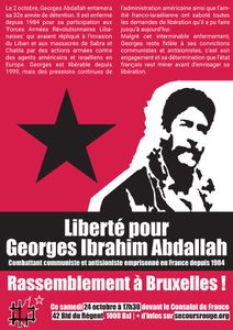 Campagne internationale pour la libération de Georges Ibrahim Abdallah.