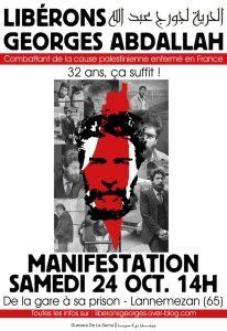 Campagne internationale pour la libération de Georges Ibrahim Abdallah.