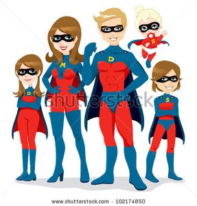 Jeu adjectifs possessifs et superhéros