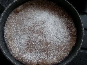 Fondant au chocolat et confiture de lait aux noisettes Raff'Olé