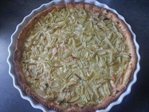 Tarte à la rhubarbe