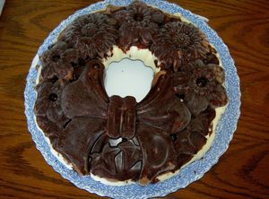 Croustifondant chocolat noir et blanc