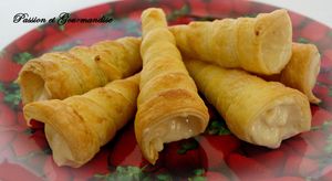 Cornets à la crème pâtissière