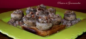 Champignons farçis