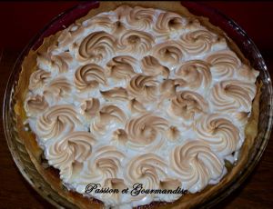 Tarte à la Rhubarbe meringuée façon C.Felder