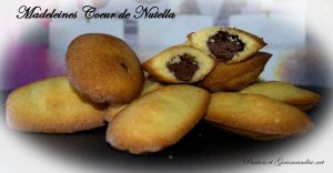 Madeleines "Coeur de Nutella"