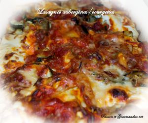 Lasagnes Aubergines/Courgettes