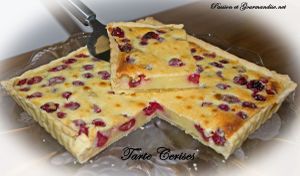 Tarte aux cerises façon Mamie Bernadette