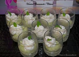 Verrine guacamole/chèvre