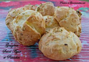 Gougères St Agur/pistaches