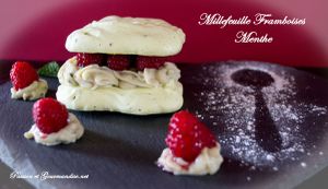 Millefeuille Framboises Menthe
