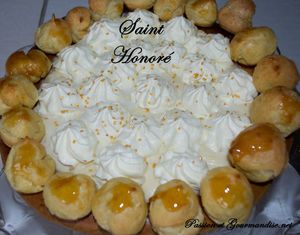 Saint Honoré crème chiboust et chantilly