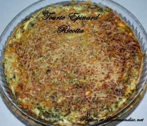 Tourte épinards/ricotta