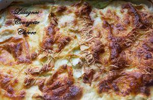 Lasagnes courgette/chèvre