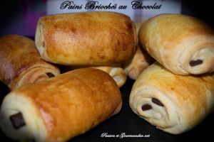 Pains briochés au chocolat
