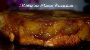 Moelleux aux pommes caramélisées
