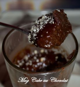 Mug Cake chocolat et sucre pétillant