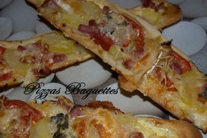 Pizzas Baguettes