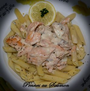 Pennes au Saumon Frais