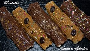 Bûchettes Nutella / Spéculoos