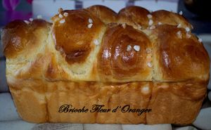 Brioche à la fleur d'oranger