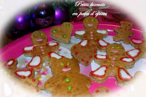 Petits biscuits en pain d'épices