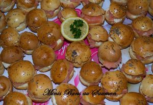 Minis Buns au Saumon