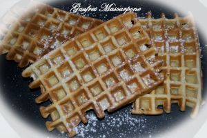 Gaufres Mascarpone