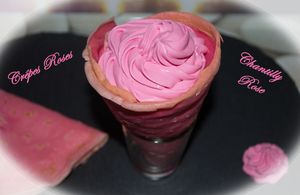 Crêpes Roses et Chantilly